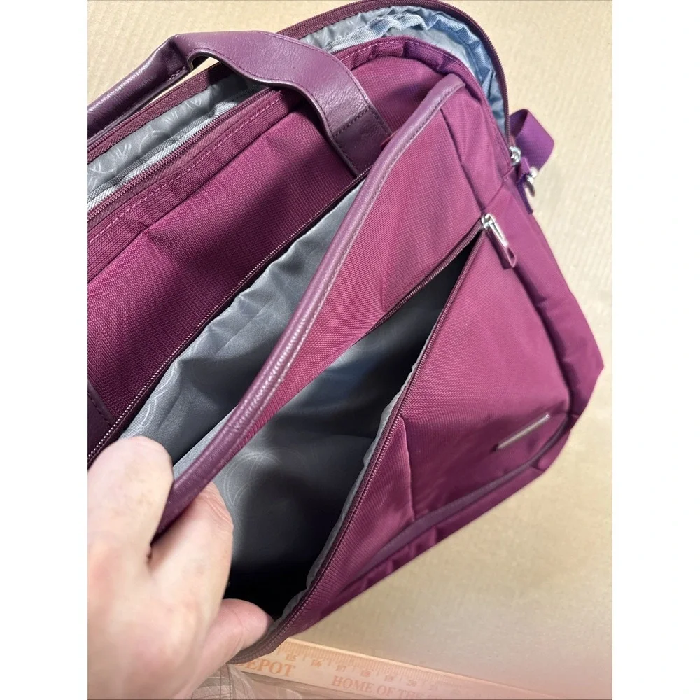 Samsonite Mobile Solution Convertible Bag Purple, Size 17'' x 16'' x 8''